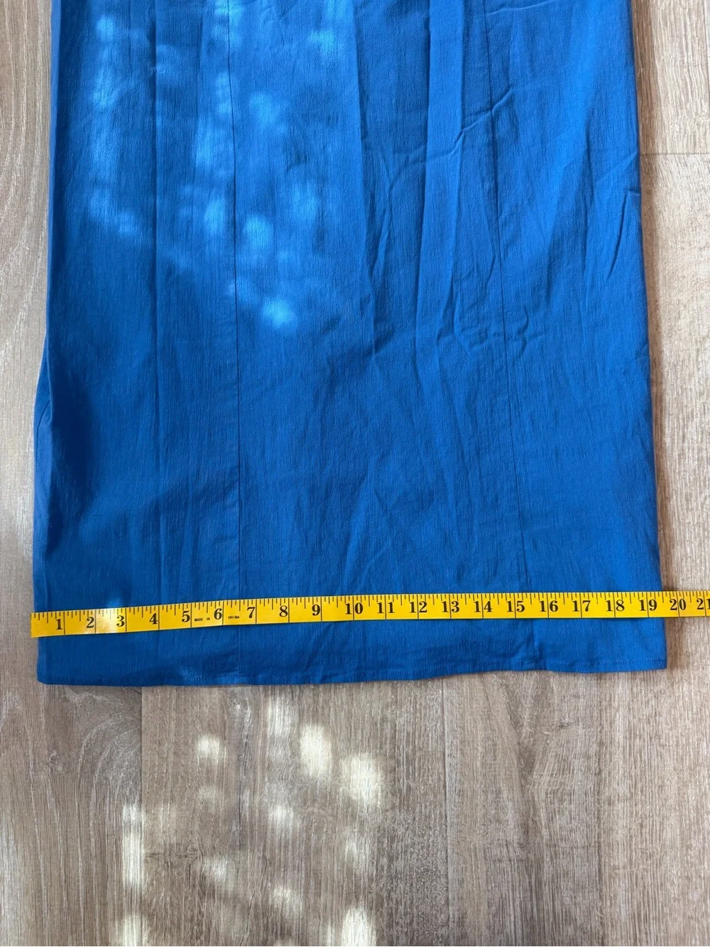 Abercrombie and Fitch Square-Neck Blue Maxi Dress with Wide Straps
